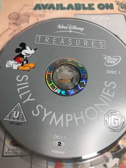 DVD Walt Disney Treasures Silly Symphonies Historic Musical Animated Classics 1931 two disks