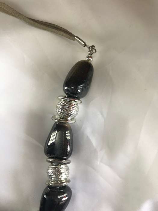 Black Coral Barrels Necklace Good gift