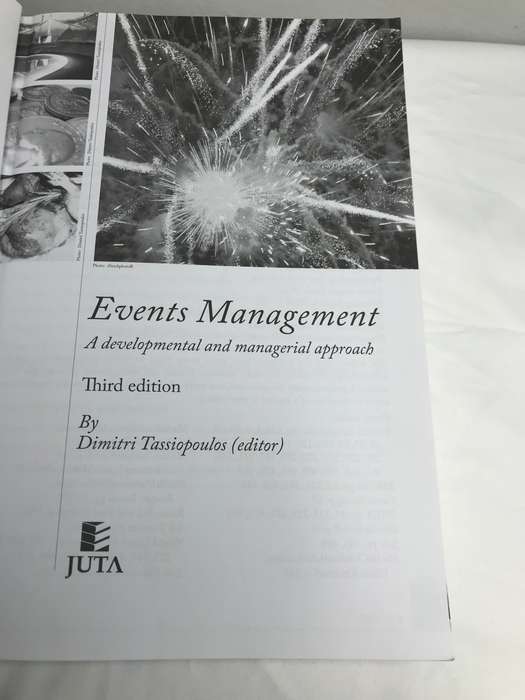 events management 3rd edition Dimitri Tassiopoulos