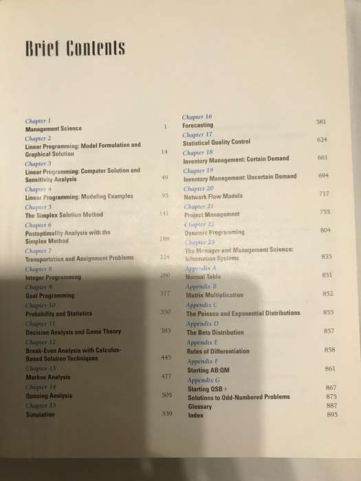 Introduction to Management Science Fifth edition
