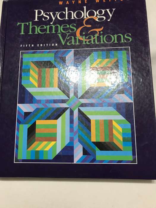 Psychology Themes and Variations 5th edition Wayne Weiten