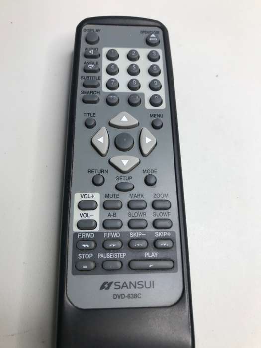 Sansui DVD-639C Remote Control