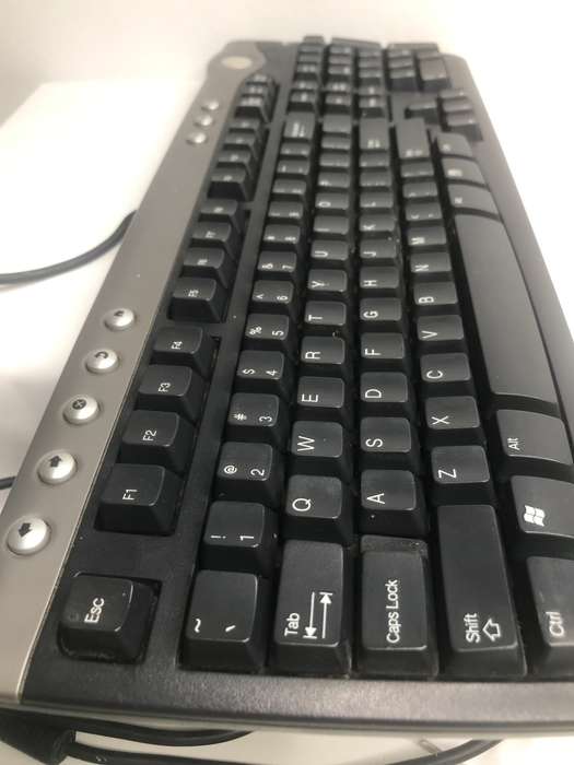 Dell USB Keyboard SK-8125 Two USB Hubs Performance Multimedia Keys