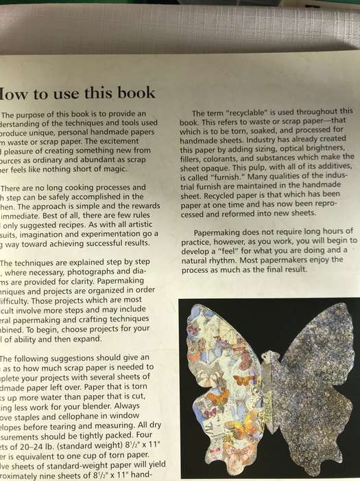 Paper-making for the first time