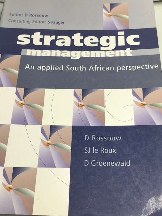 Book Strategic Management An Applied South African Perspective D Rossouw SJ Le Roux