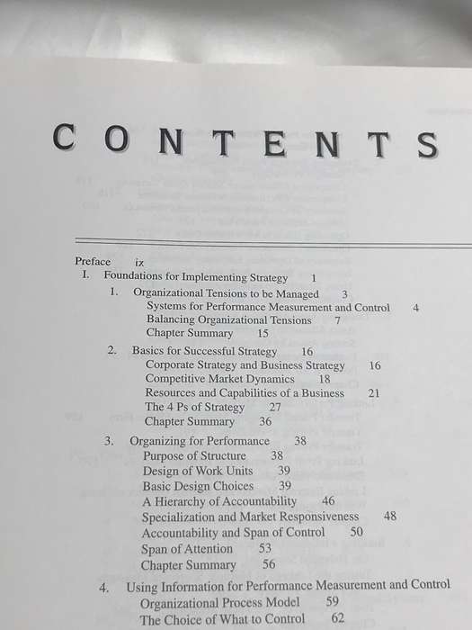 Book Performance Management and Control Systems for Implementing Strategy by Robert Simons
