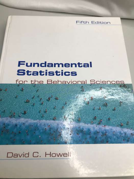 Book Fundamental Statistics for the Behavioural Sciences David C. Howell 5th Edition