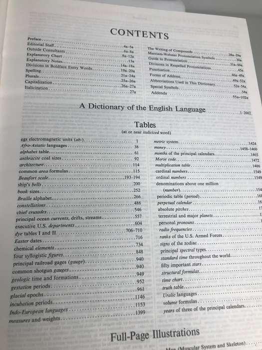 Book Websters Third New International Dictionary Unabridged VOLUME 1 A-G