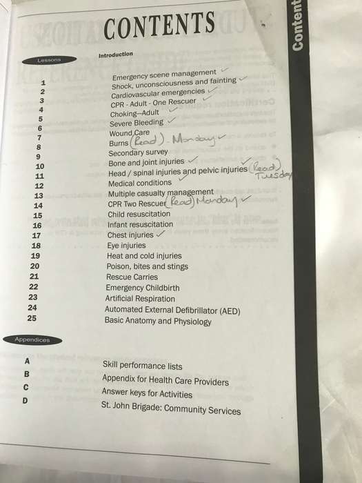 First Aid Training- First on the Scene Learner Reference Guide Standard level ST John