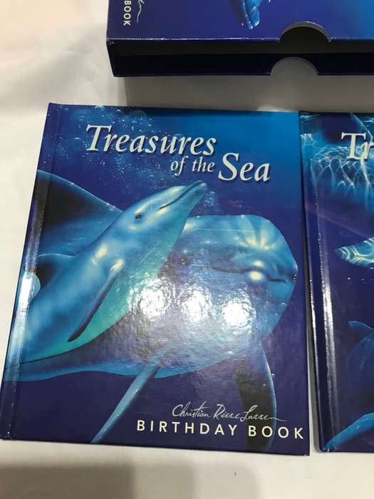 Treasures of the Sea Birthday and Address Book inside a cover