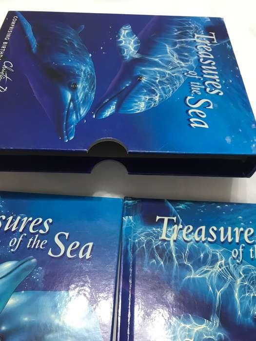 Treasures of the Sea Birthday and Address Book inside a cover