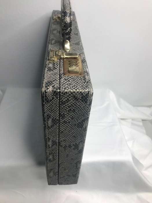 Python Leather Snake Briefcase