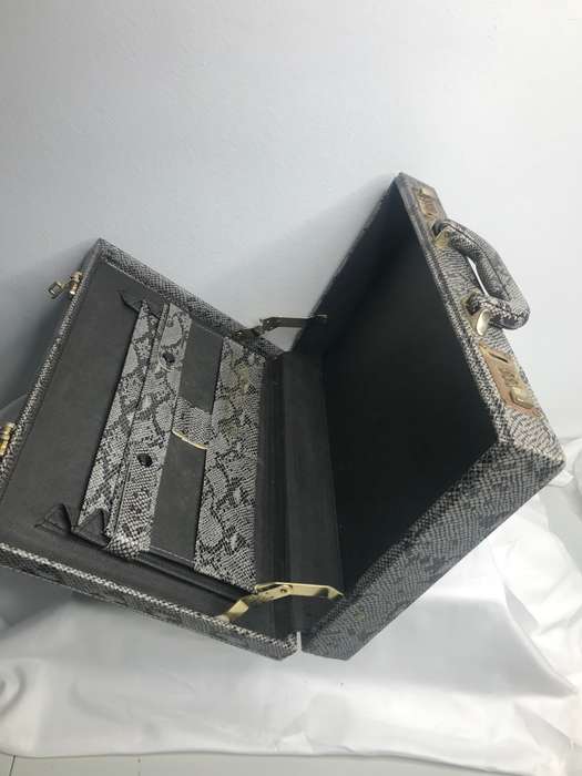 Python Leather Snake Briefcase