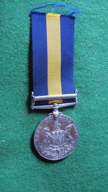 SOUTH AFRICA - CAPE OF GOOD HOPE GENERAL SERVICE MEDAL - LT. R.H.C. VANCE - D.E.O.V.R.