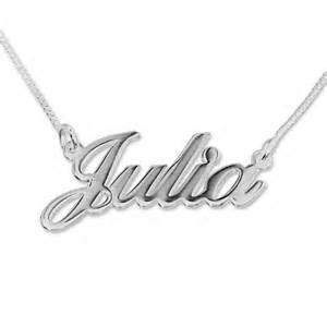STERLING SILVER NAME CHAINS
