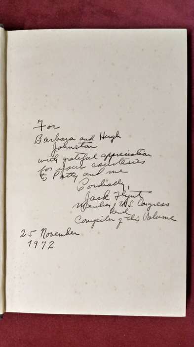 Sir Winston Churchill - Memorial Addresses And Tributes (SIGNED BY Jack Flynt, U.S. Congress)