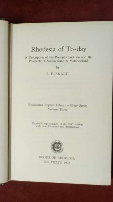 Rhodesia of To-day