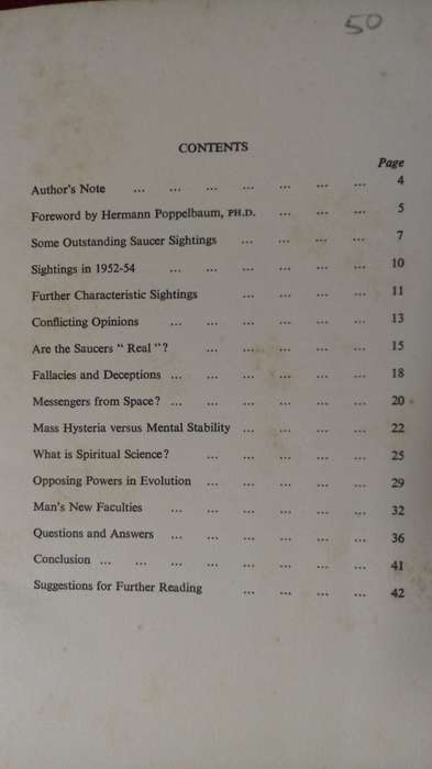 Flying Saucers - Physical and Spiritual Aspects