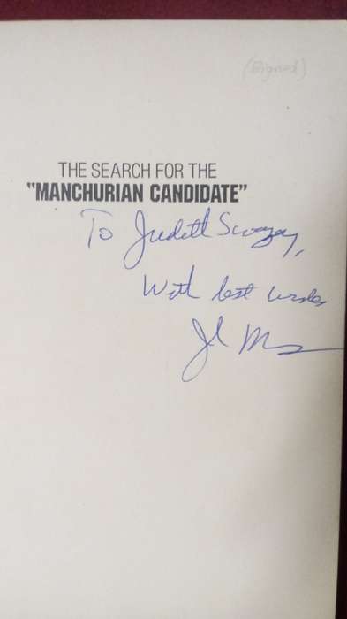 The Search For The `Manchurian Candidate` (SCARCE SIGNED COPY)