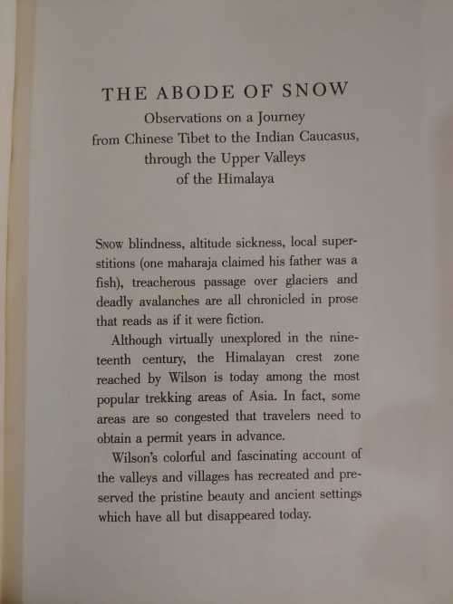The Abode Of Snow - from Chinese Tibet to the Indian Caucasus