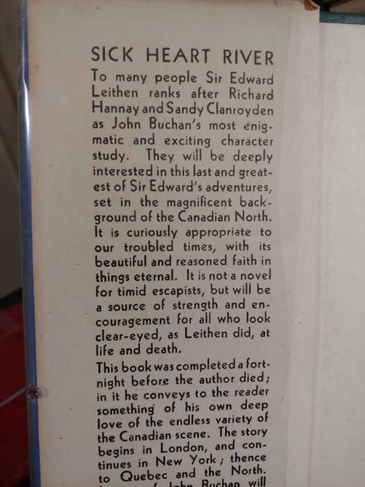 Sick Heart River - John Buchan