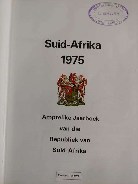 Suid-Afrika 1975 - Amptelike Jaarboek