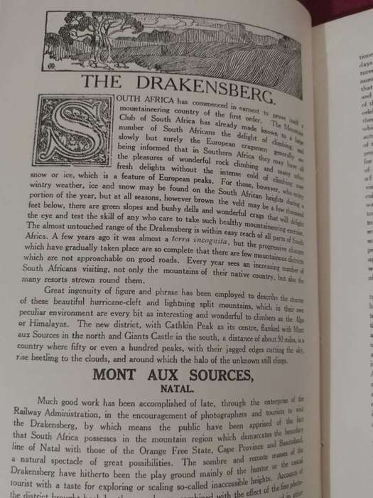 Mountaineering In South Africa - 1914 edition