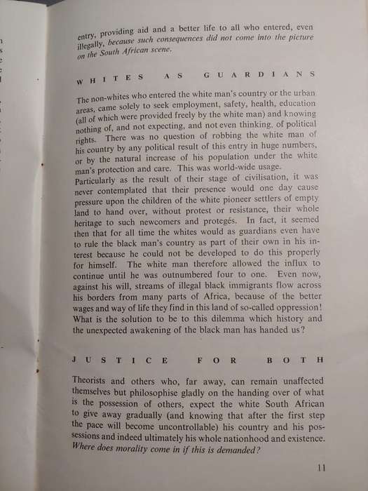 The Truth About South Africa - Dr H. F. Verwoerd