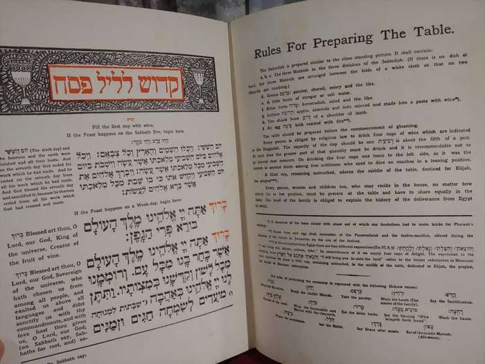 The Haggadah - Jewish Passover - Hebrew/English