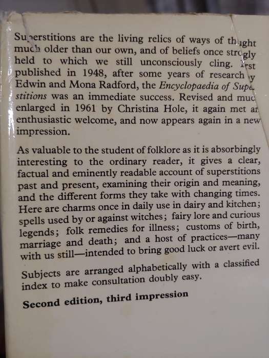 Encyclopaedia of Superstitions