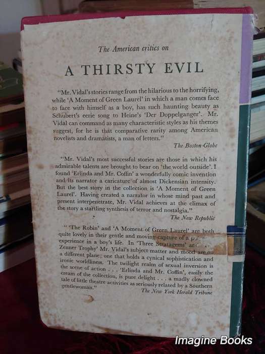 A Thirsty Evil - Gore Vidal