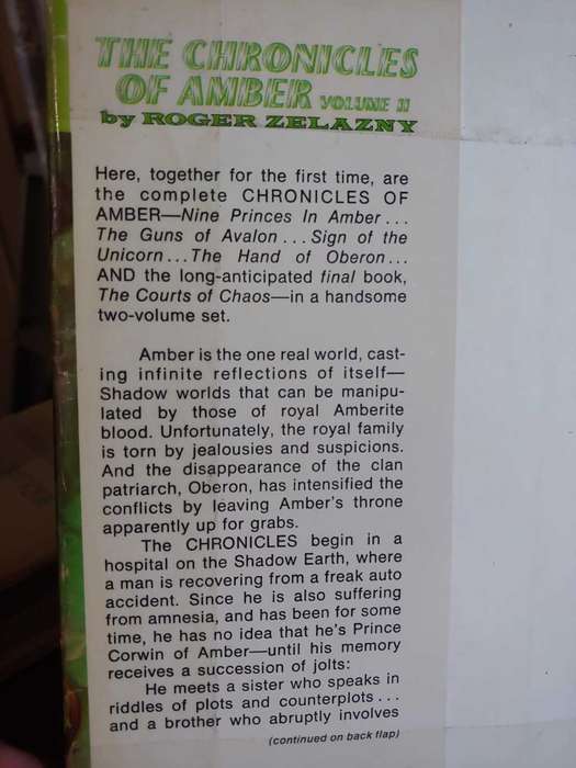 The Chronicles of Amber Volume II - Roger Zelazny