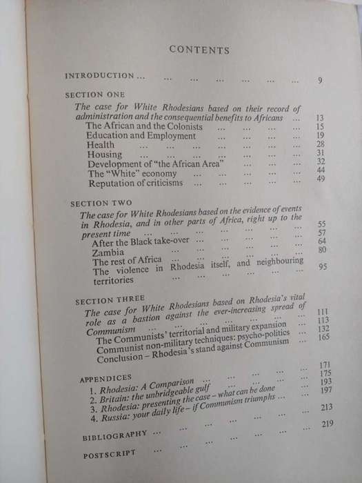 The Real Case For Rhodesia