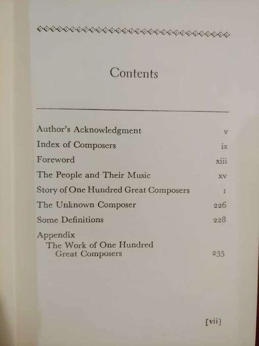 The Story of One Hundred Great Composers