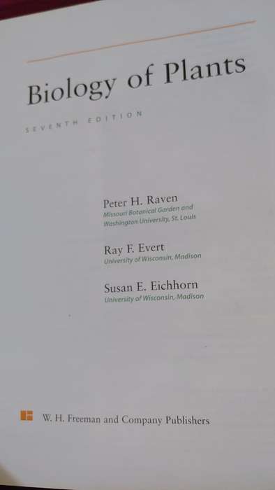 Biology of Plants