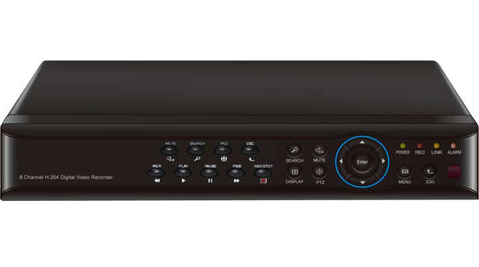 8 Channel  H.264 Network DVR, - CCTV Security Digital Video Recorder - 8ch