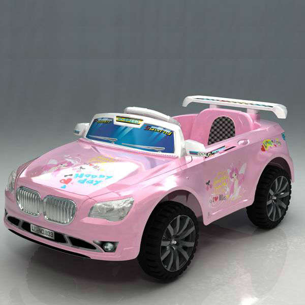 Battery Powered Ride-on Race Car (Pink, Yellow and Red available) + Remote Controlled
