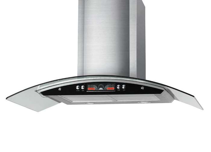 European Style Glass Cooker Rangehood Extractor 900mm (Black and Silver Available)