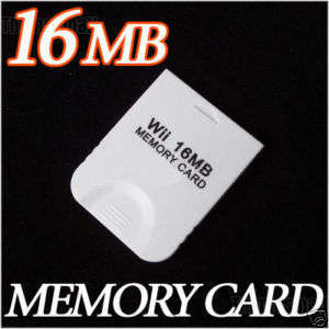 Nintendo Wii & Gamecube 16MB Memory card (251 Block)