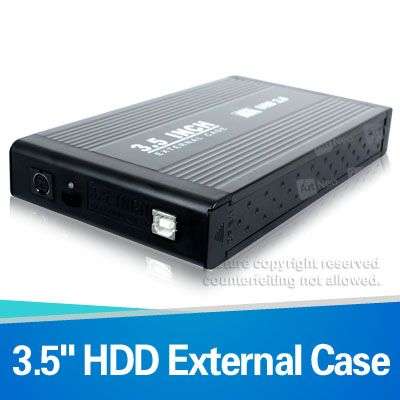 3.5" USB SATA HD Hard Drive Disk Enclosure / External Box/Case