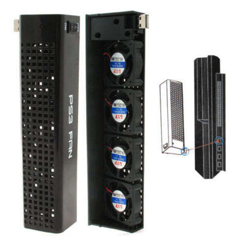 USB Cooling Fan Cooler for Sony PlayStation PS3 Console