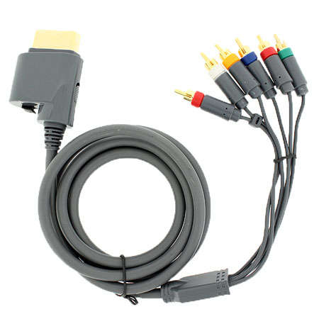 New Xbox 360 Component HD High Definition AV Cable