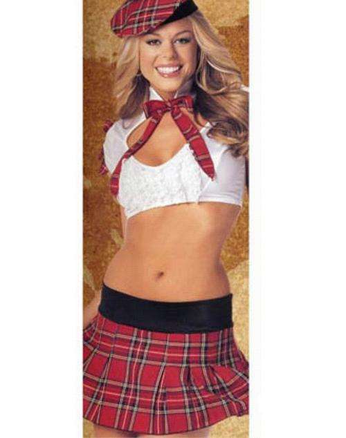 Sexy Lingerie  Naughty School Girl Costume