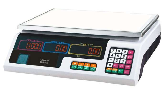 Digital Price computing scale (60kg) Kitchen and industrial use w/ New LED display