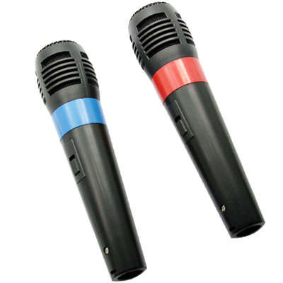 Pega Dual Karaoke 5-1 Microphone for Nintendo Wii, Microsoft XBOX, Sony Playstation and PC