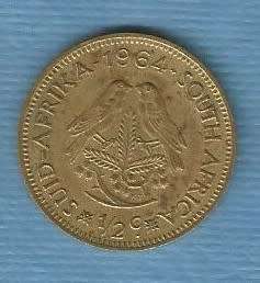South Africa 1964 Half Cent Coin R 10.00 View scans