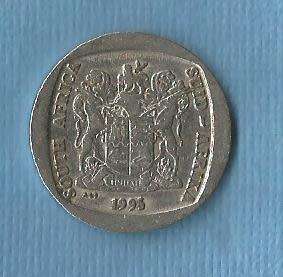 South Africa. 1995. Five Rand Coin.  R 35.00  View Scans