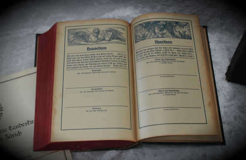 Vintage 1951 Dr.Martin Luthers Gerrman Bible Old and New Testaments in Sleeve - 278x145x45mm