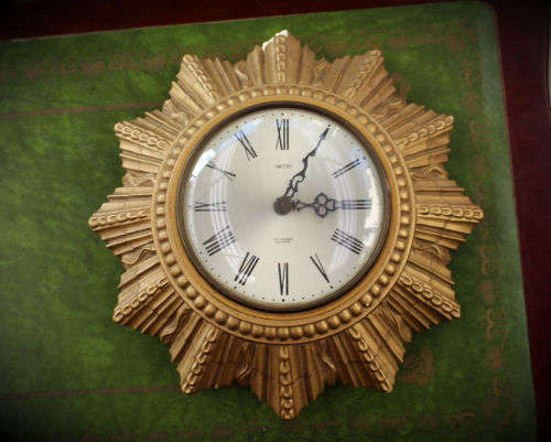 Vintage 1960`s Smiths sectronic battery clock made in England (Not working) 280x280mm