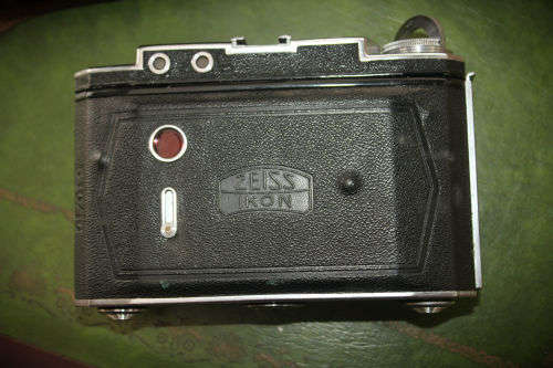 1928 Zeiss Icon Super Ikonta Camera Compur Rapid Tessar 1:2,8 F=8cm Lens-with leather case